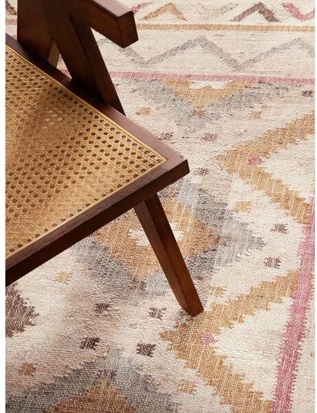 Tappeto color crema in iuta tessuto a mano 160x230 cm Roya Imani – Elle Decoration
