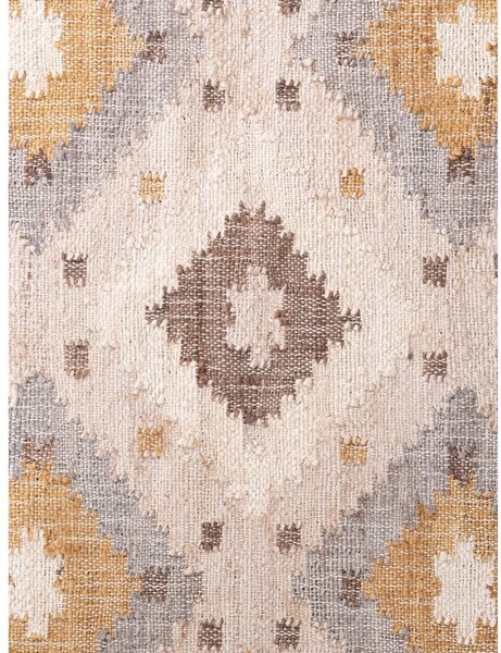 Tappeto color crema in iuta tessuto a mano 160x230 cm Roya Imani – Elle Decoration