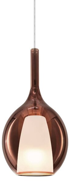 IDEAL LUX Lampada a sospensione Kalique, dimmerabile, Rame, Soggiorno / Sala da pranzo, Plastica, Moderno, Lampada a sospensione