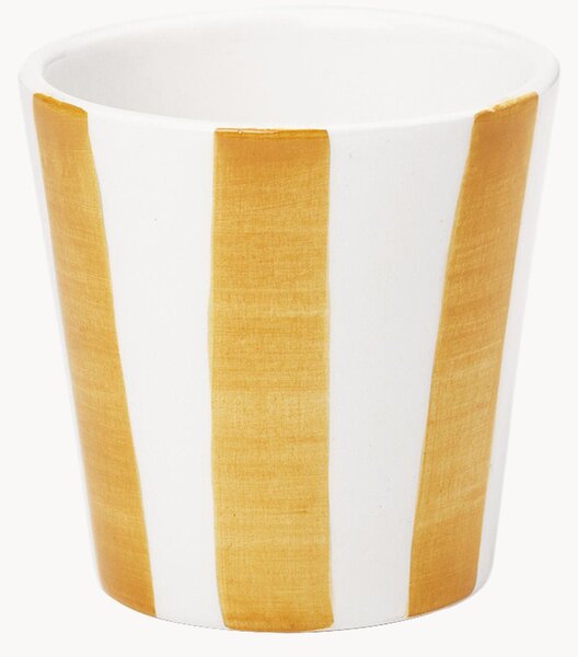 Tazza dipinta a mano con righe Iris
