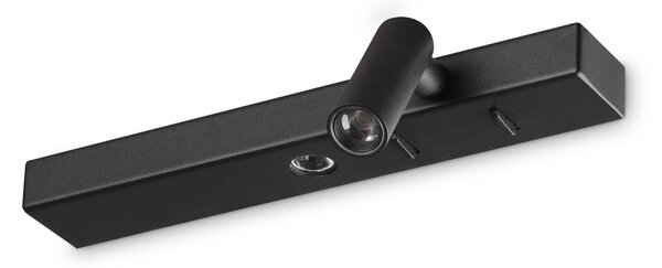 IDEAL LUX Applique da parete a LED Bonne Nuit 2, Nero, Soggiorno / Sala da pranzo, Metallo, Moderno, Applique a LED