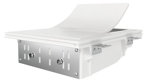 Applique Rettangolare da Incasso 2xE14 in Gesso Pitturabile