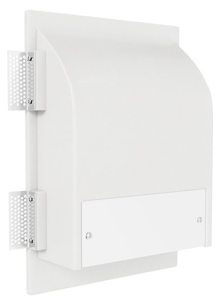 Applique da Incasso E14 FOLD SX a Libro in Gesso Pitturabile