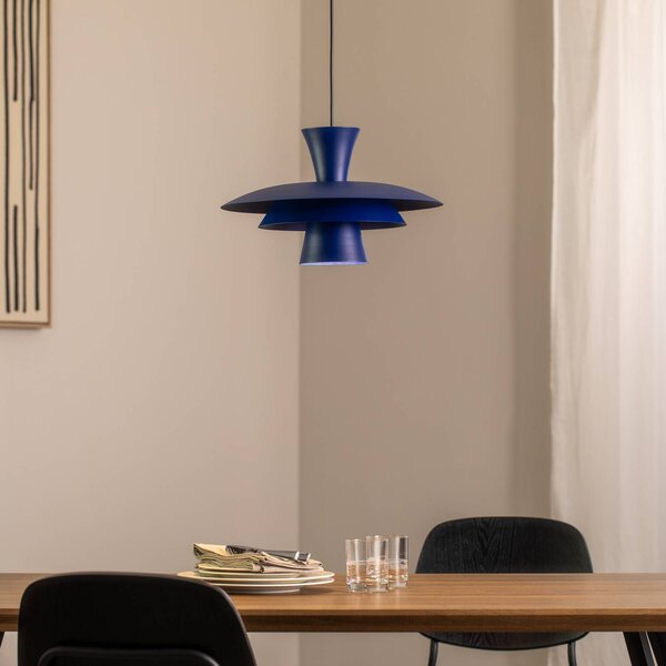 Lampada a sospensione Plato Luminex, dimmerabile, Blu, Soggiorno / Sala da pranzo, Metallo, Moderno, Lampada a sospensione