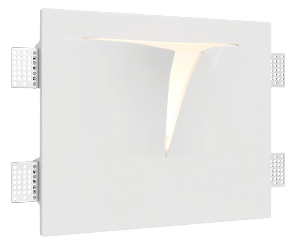 Applique da Incasso 2xG9 FOLD Apertura Centrale in Gesso