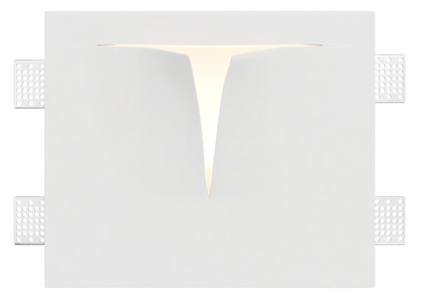 Applique da Incasso 2xG9 FOLD Apertura Centrale in Gesso
