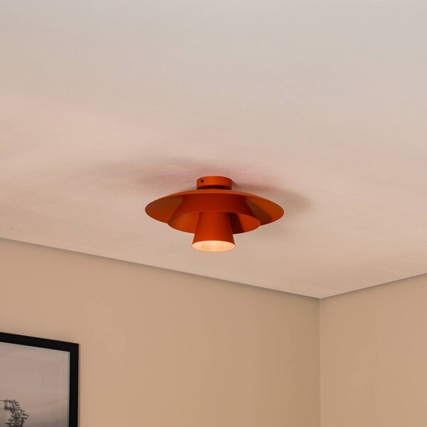 Plafoniera soffitto Plato Luminex, dimmerabile, Giallo / Arancione, Soggiorno / Sala da pranzo, Metallo, Moderno, Plafoniera