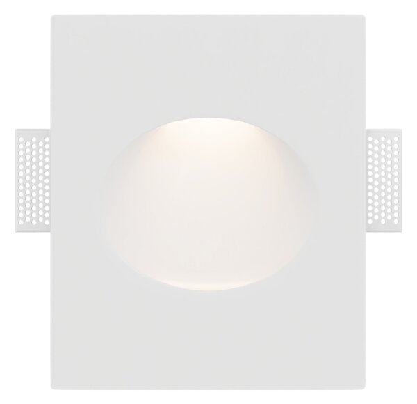 Applique da Incasso Segnapasso GU10 in Gesso Pitturabile
