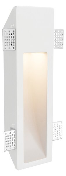Applique da Incasso Segnapasso GU10 in Gesso Pitturabile SLIM