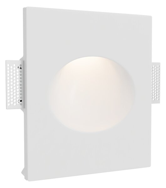 Applique da Incasso Segnapasso GU10 in Gesso Pitturabile
