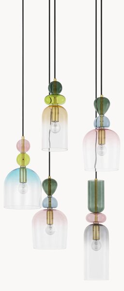 Lampada a sospensione con luce regolabile Murano