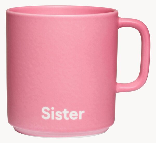 Tazza con scritta Favourite SISTER