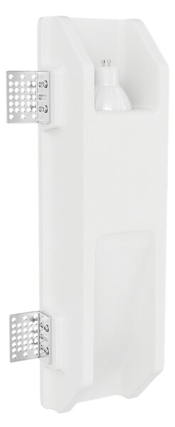 Applique da Incasso Segnapasso GU10 in Gesso Pitturabile SLIM