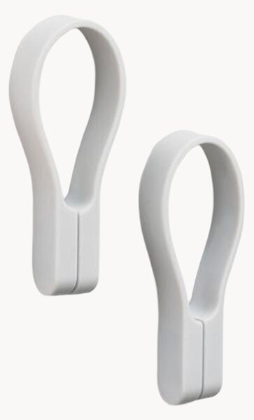 Set di 2 portasciugamani magnetici in silicone Loop