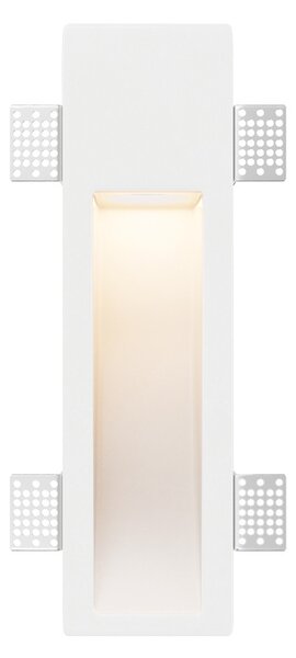 Applique da Incasso Segnapasso GU10 in Gesso Pitturabile SLIM