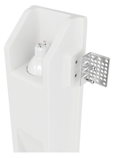 Applique da Incasso Segnapasso GU10 in Gesso Pitturabile SLIM
