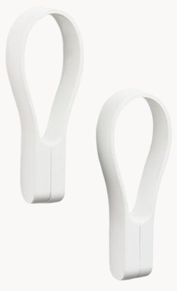 Set di 2 portasciugamani magnetici in silicone Loop