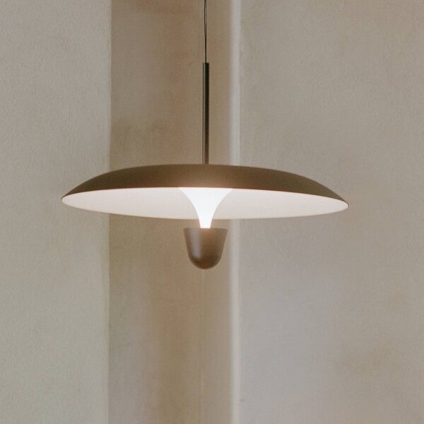 New Works Lampada a sospensione Kantarell, dimmerabile, Nero, Soggiorno / Sala da pranzo, Metallo, Design, Lampada a sospensione