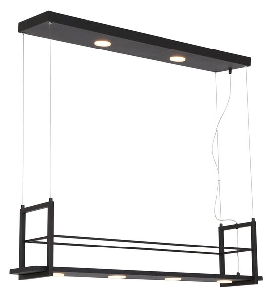 Steinhauer - lampada a sospensione - Tor - nero - metallo - grande lampada da tavolo da pranzo - LED - 3298ZW