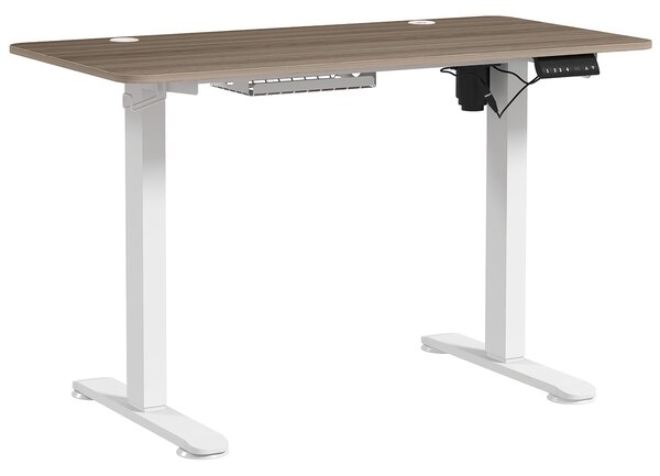 Vinsetto Scrivania elettrica sit-stand regolabile in altezza con funzione di memoria, scrivania regolabile in altezza 72-116 cm