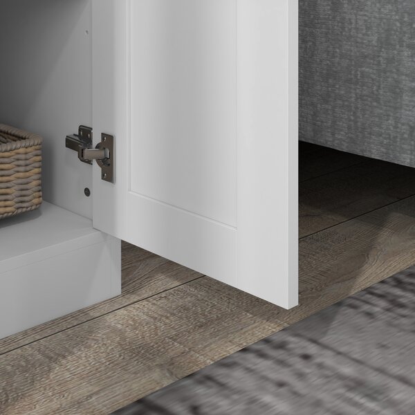 HOMCOM Armadio 2 ante mobile da salotto con 4 ripiani, stile contemporaneo, 60L x 36,5l x 175H | Aosom Italy