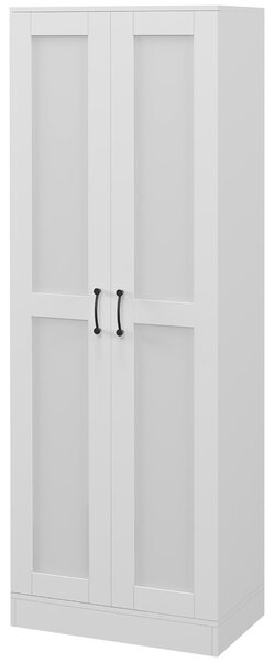 HOMCOM Armadio 2 ante mobile da salotto con 4 ripiani, stile contemporaneo, 60L x 36,5l x 175H | Aosom Italy