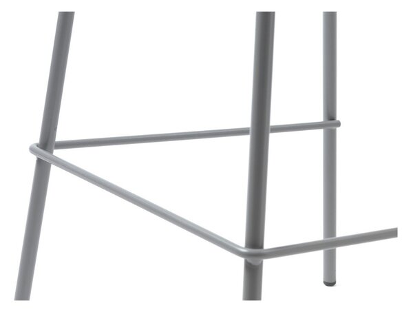 Sgabello da bar grigio in plastica (altezza della seduta 67,5 cm) Whitby – Unique Furniture