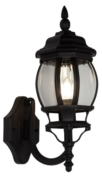 Applique Rustico-Country Bel Aire Alluminio Nero 1 Luce E27