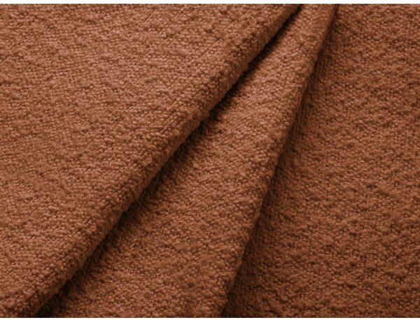 Divano in tessuto bouclé arancione 230 cm Essen - Cosmopolitan Design