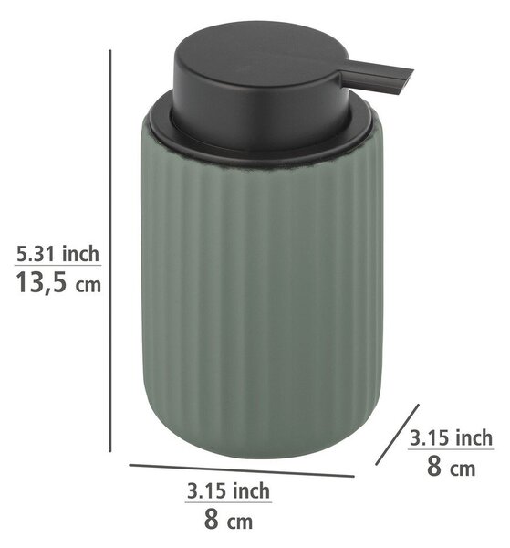 Distributore di sapone in ceramica verde Belluno - Wenko