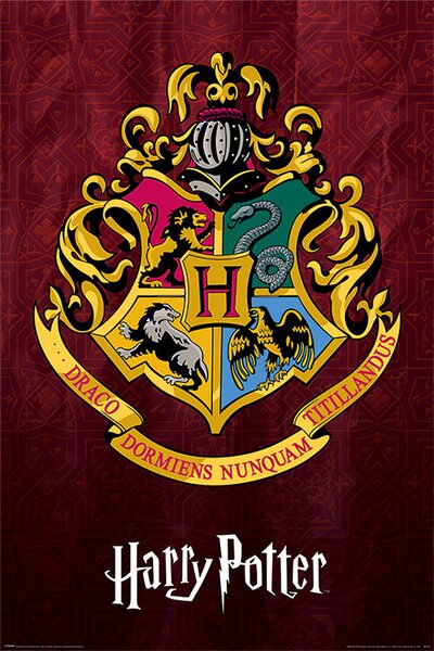 Posters, Stampe Harry Potter - Hogwarts School Crest, (61 x 91.5 cm)