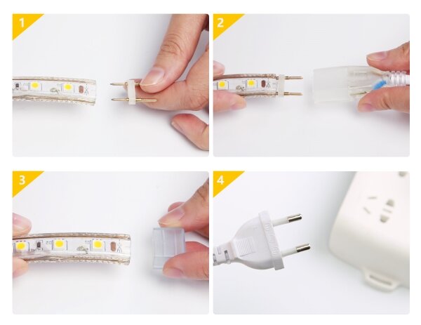 Aigostar - Striscia LED esterna 50m 350W 230V 3000K IP65