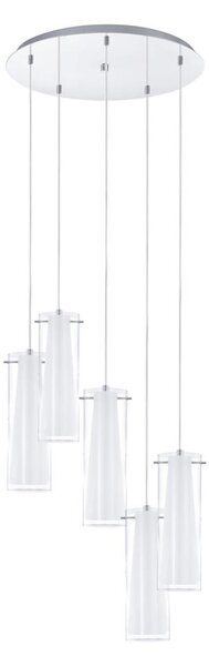 EGLO 93003 - Lampada a sospensione PINTO 5xE27/60W