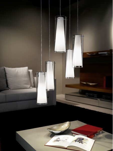 EGLO 93003 - Lampada a sospensione PINTO 5xE27/60W