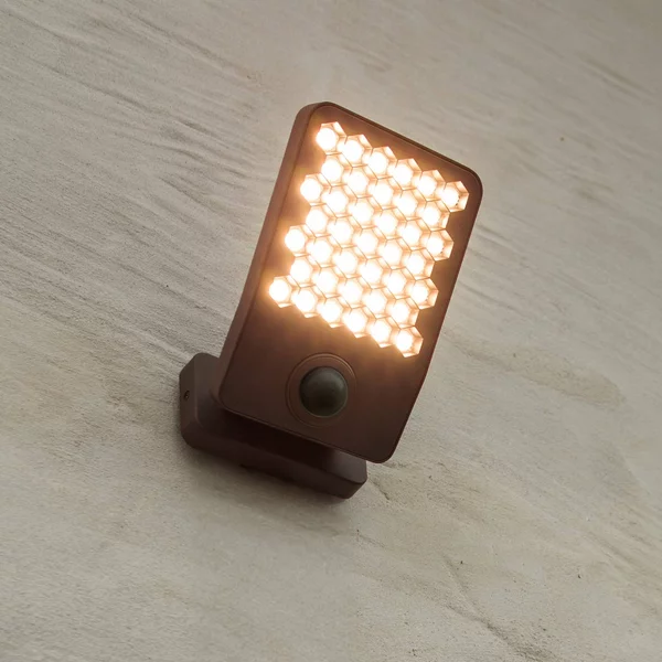LUTEC Applique da esterno LED ATLANTIS, grigio scuro, 22 cm, IP54 ATLANTIS, Alluminio / Grigio / Zincato, Alluminio, Moderno, Applique da esterni