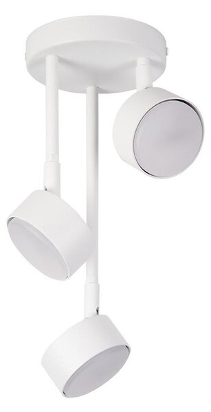 Lampadario a sospensione con supporto rigido NEMO 3xGX53/12W/230V bianco