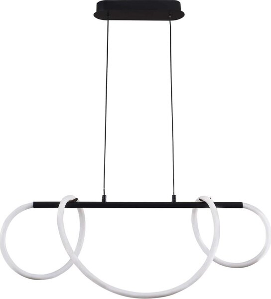 Lampadario LED a sospensione con filo EMMA LED/38W/230V nero