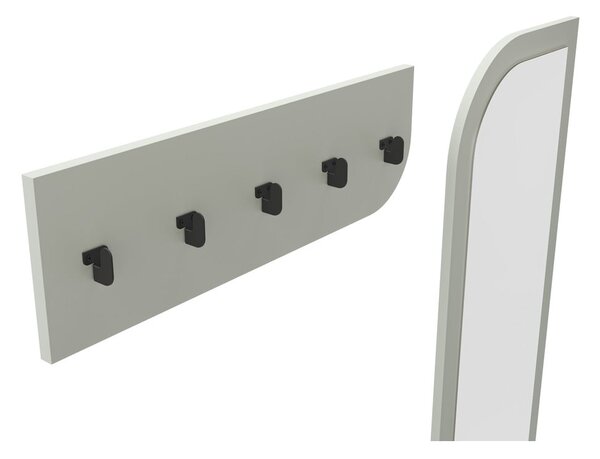 Set mobili da ingresso verde-grigio Bea - Marckeric