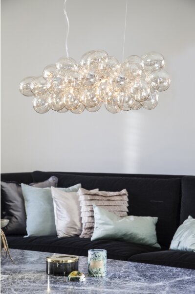 ByRydens 4200880-5503 - Lampadario a sospensione con filo GROSS BAR 8xG9/4W/230V fumé/marrone