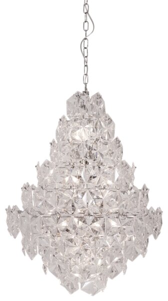 ByRydens 4200940-6510 - Lampadario a sospensione con catena MONARQUE GRANDE 11xE14/5W/230V limpido