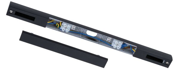 Paulmann URail Middle-Feed 3/4/5 fili, on/off, Nero, Soggiorno / Sala da pranzo, Plastica, Moderno