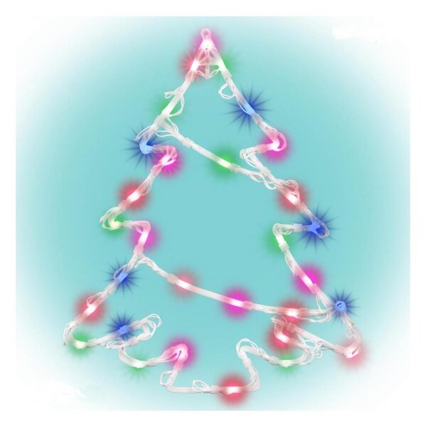 LED Decorazione per finestre 35xLED/3xAA multicolore