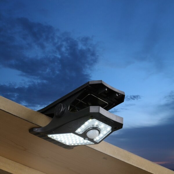 Grundig - Lampada solare LED con sensore CLIP-ON LED/9W/3,7V IP44