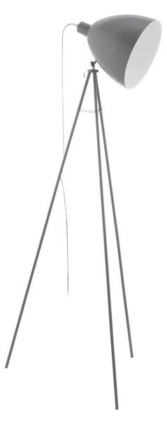 Eglo 33095 - Lampada da terra DUNDEE 1xE27/60W/230V grigia