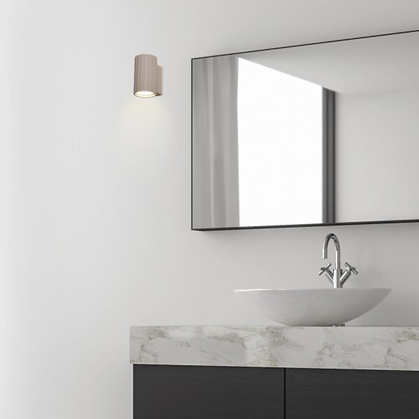 Brilagi - Applique da parete CRISPINA 1xGU10/10W/230V 10 cm beige