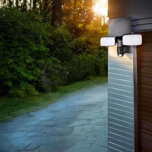 Solight WO7203 - Proiettore solare LED con sensore 9W/3,7V 3600 mAh IP54