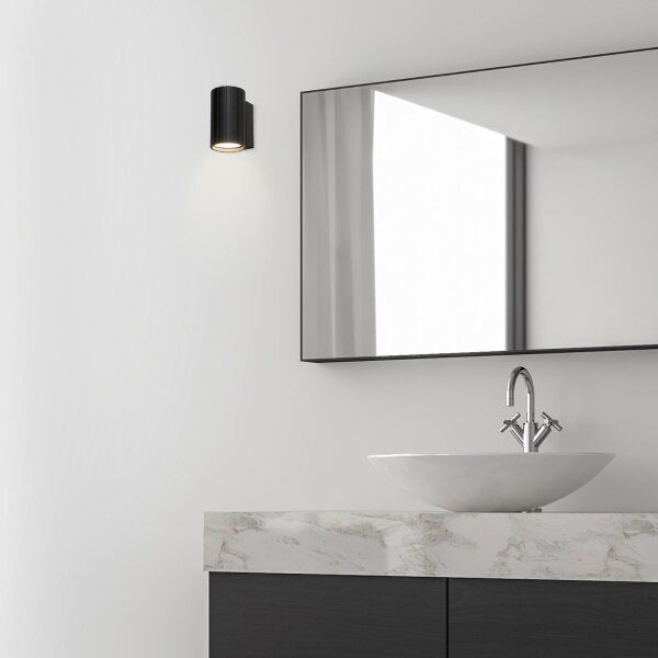 Brilagi - Applique da parete CRISPINA 1xGU10/10W/230V 10 cm nera