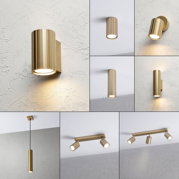 Brilagi - Lampada da parete CRISPINA 1xGU10/10W/230V 10 cm oro