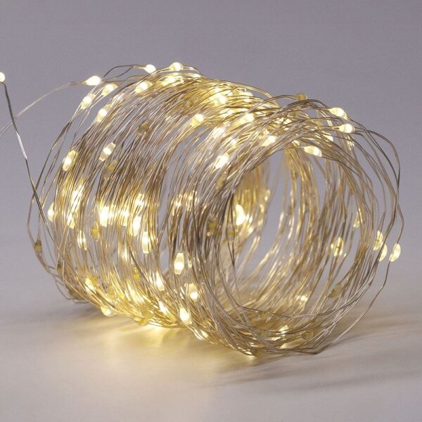 Solight WL919 - Catena luminosa decorativa solare a LED, 3,7 V, 800 mAh, 22 m