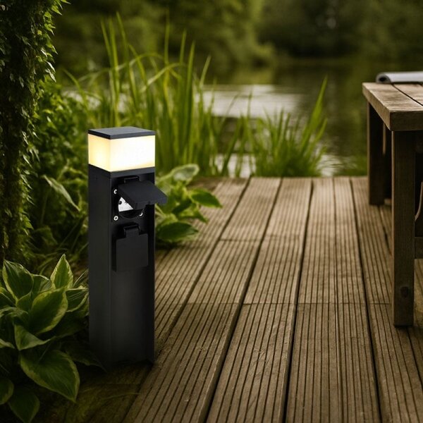 Solight PG13B - Lampada da esterno con 2 attacchi, 1x G9/11W/230V, IP44